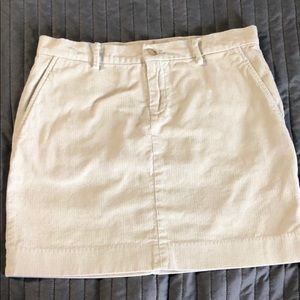 Ralph Lauren Sport corduroy cream skirt